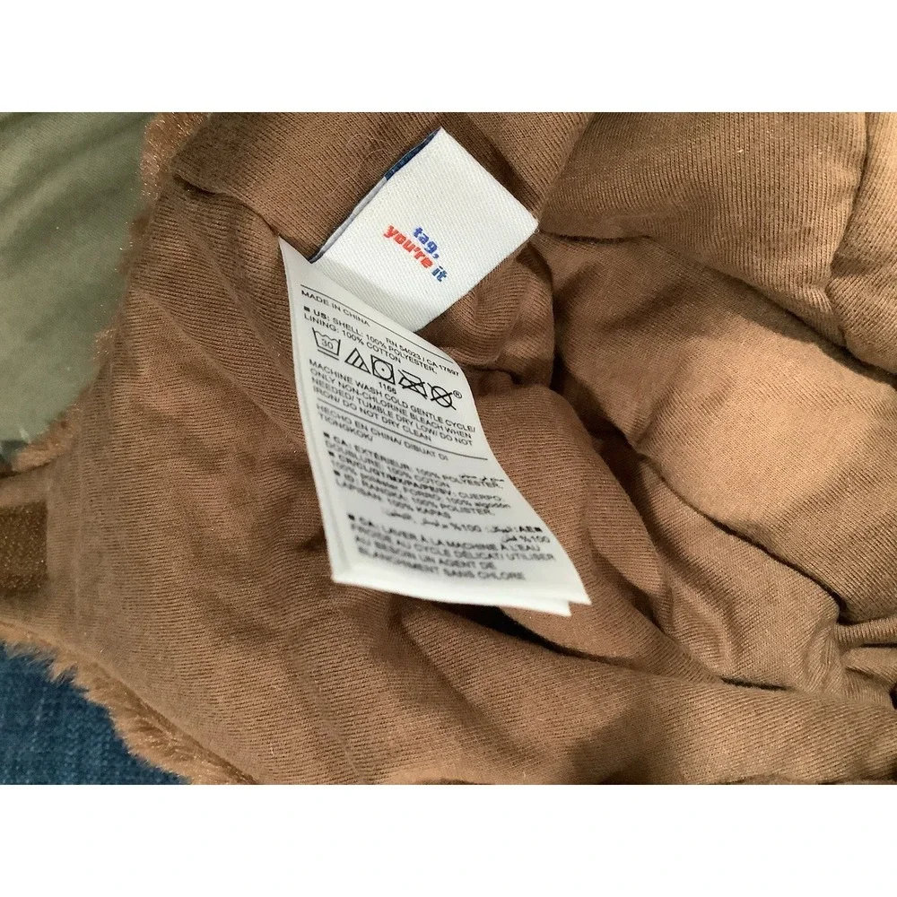 Kids Brown Fuzzy Wooly Trapper Hat Old Navy